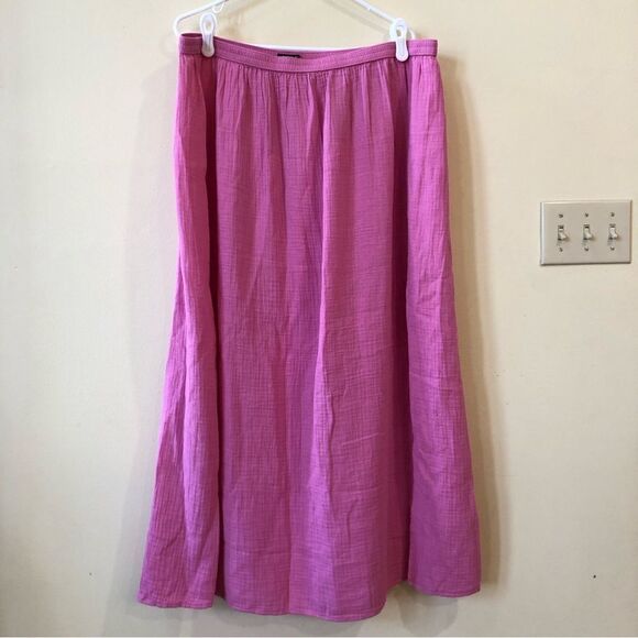 J Crew Slide Slit Soft Gauze Maxi Skirt - Picture 3 of 8